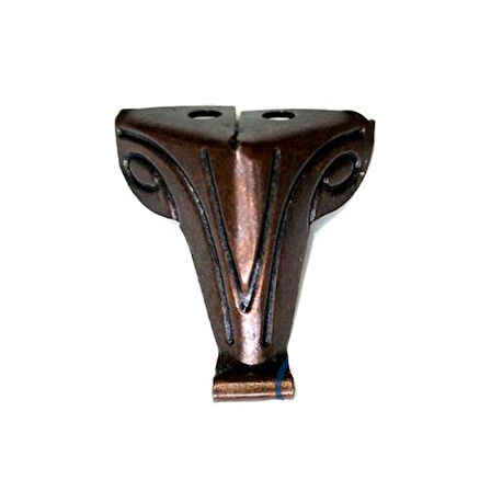 Moda Saç Ahşap, Sunta Sandık Ayağı, Kutu Ayak 2,5 cm - Eskitme