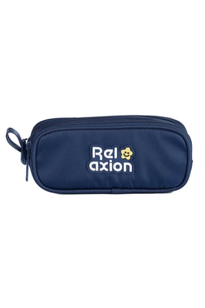 Relaxion 1816 Erkek Çocuk Lacivert Ergonomik Ortopedik İlkokul Çantası Seti 3'lü Aksesuarlı Beslenme ve Kalemlikli