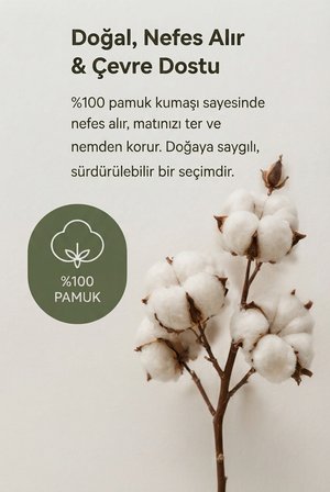 Yoga Matı Çantası %100 Pamuk Gabardin TPE Pilates Minderi Taşıma Çantası Ayarlanabilir Askılı