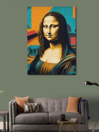 Kanvas Tablo Modern Mona Lisa Yorumu