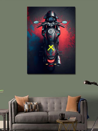 Kanvas Tablo Modern Tasarımlı Motor