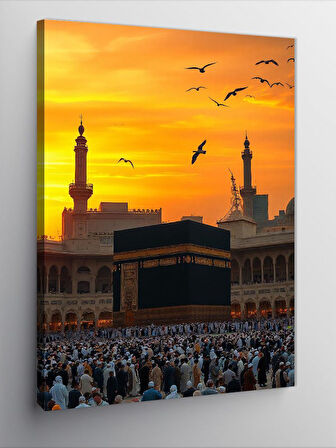 Kanvas Tablo Kabe'Nin Gün Batımı