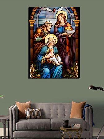 Kanvas Tablo Hz İsa Ve Meryem Ana