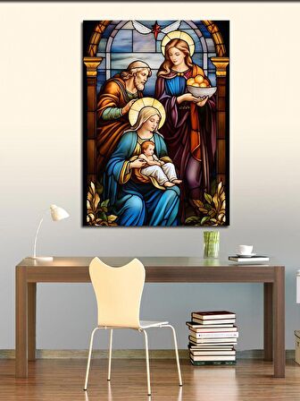 Kanvas Tablo Hz İsa Ve Meryem Ana