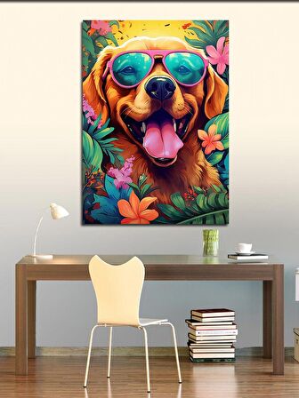 Kanvas Tablo Sevimli Köpek