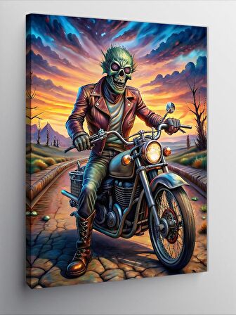Kanvas Tablo Walking Dead Motorcu