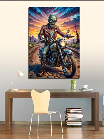 Kanvas Tablo Walking Dead Motorcu