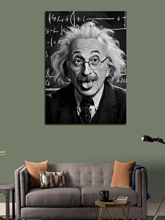 Kanvas Tablo Albert Einstein