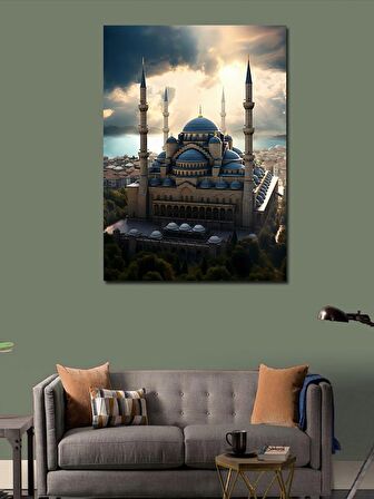 Kanvas Tablo Cami Manzarası