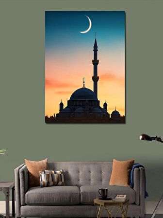 Kanvas Tablo Ay Ve Cami