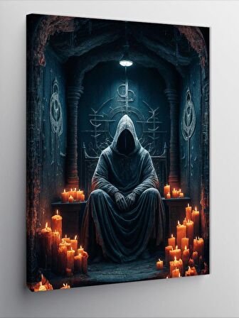 Kanvas Tablo Dark Fantastik Assasian