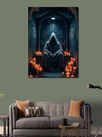 Kanvas Tablo Dark Fantastik Assasian
