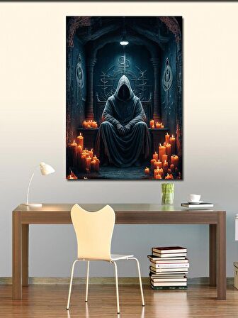 Kanvas Tablo Dark Fantastik Assasian