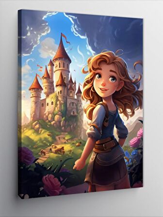 Kanvas Tablo Şato Ve Kız Çocuğu