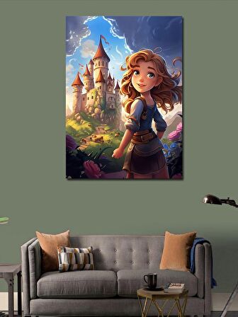 Kanvas Tablo Şato Ve Kız Çocuğu