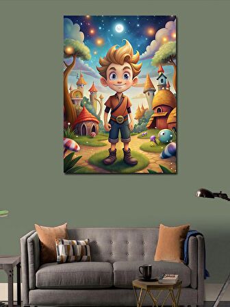 Kanvas Tablo Çocuk Ve Düşler Dünyası