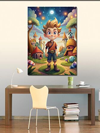 Kanvas Tablo Çocuk Ve Düşler Dünyası
