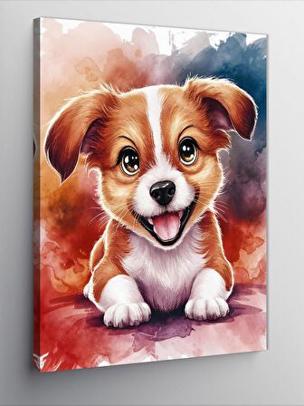 Kanvas Tablo Yavru Sevimli Köpek