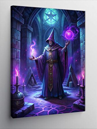 Kanvas Tablo Karanlık Tarafın Büyücüsü