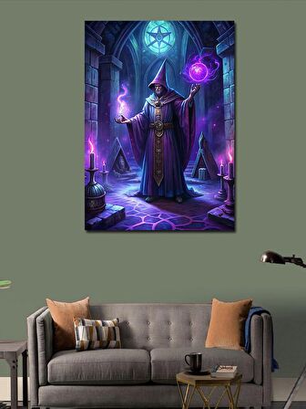 Kanvas Tablo Karanlık Tarafın Büyücüsü