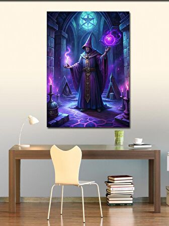 Kanvas Tablo Karanlık Tarafın Büyücüsü