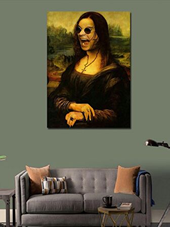 Kanvas Tablo Ozzy Osbourne Mona Lisa