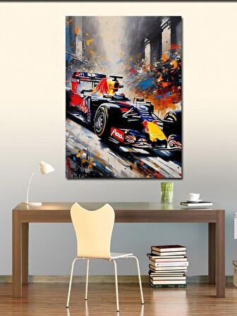 Kanvas Tablo Formula 1 Aracı