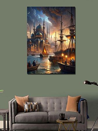 Kanvas Tablo Osmanlı Donanması