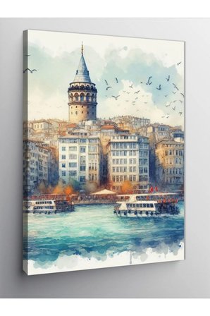 Kanvas Tablo İstanbul Temalı