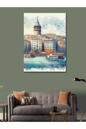 Kanvas Tablo İstanbul Temalı