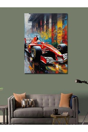 Kanvas Tablo Formula 1 Arabası