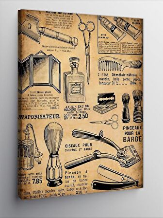 Kanvas Tablo Berber Temalı