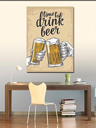Kanvas Tablo Bira Saati