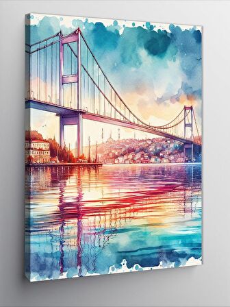 Kanvas Tablo İstanbul Boğaziçi Köprüsü