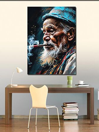 Kanvas Tablo Sigara İçen Adam