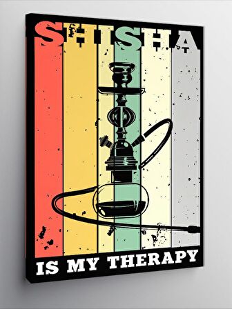 Kanvas Tablo Nargile Temalı