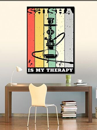 Kanvas Tablo Nargile Temalı