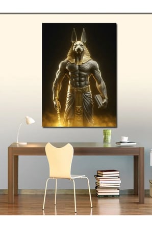 Kanvas Tablo Anubis Eski Mısır