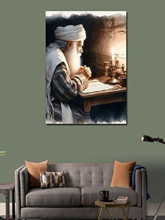 Kanvas Tablo Dua Eden Yaşlı Adam