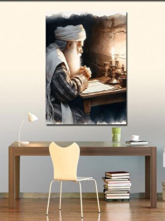 Kanvas Tablo Dua Eden Yaşlı Adam