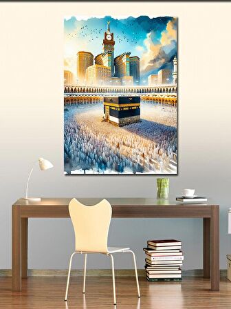 Kanvas Tablo Sulu Boya Kabe Resmi