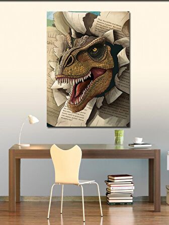 Kanvas Tablo Dinozor