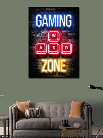 Kanvas Tablo Gamer Temalı