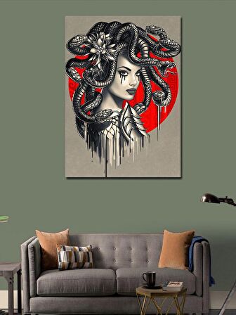 Kanvas Tablo Medusa