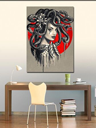 Kanvas Tablo Medusa