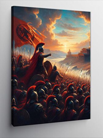 Kanvas Tablo Roma Askerleri