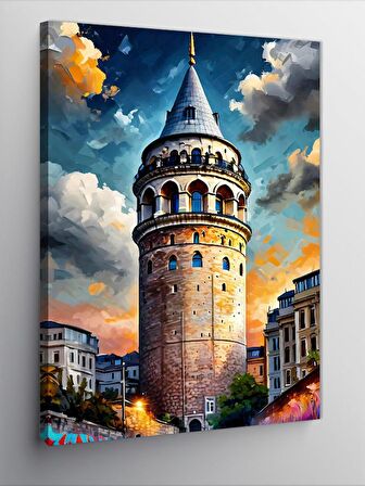 Kanvas Tablo Galata Kulesi İstanbul