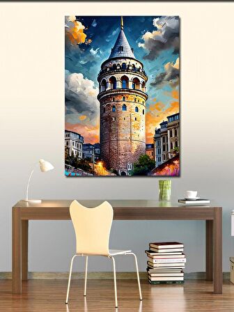 Kanvas Tablo Galata Kulesi İstanbul