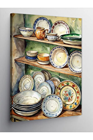 Kanvas Tablo Emaye Tabaklar