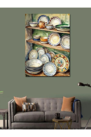 Kanvas Tablo Emaye Tabaklar